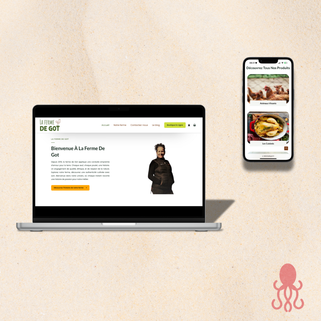 site de e-commerce la ferme de Got