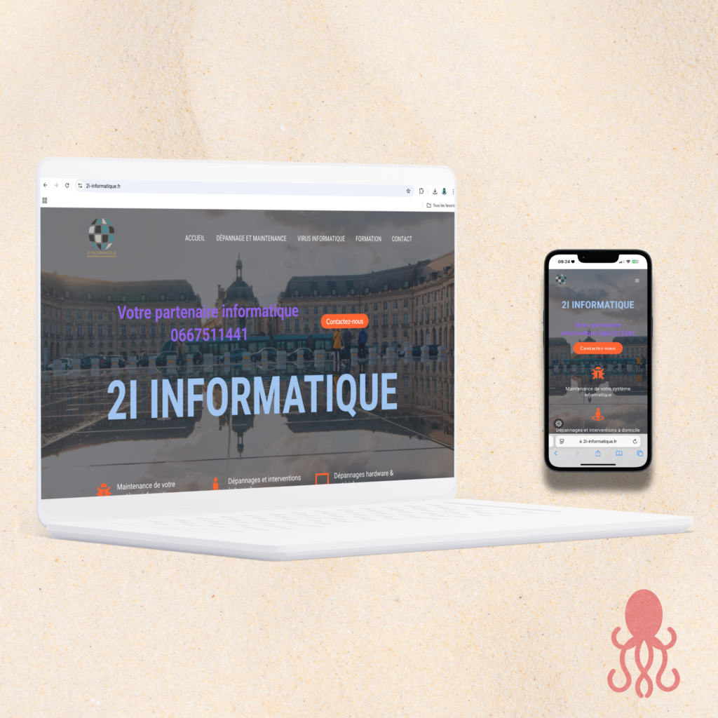 Création de site pour 2Iinformatique